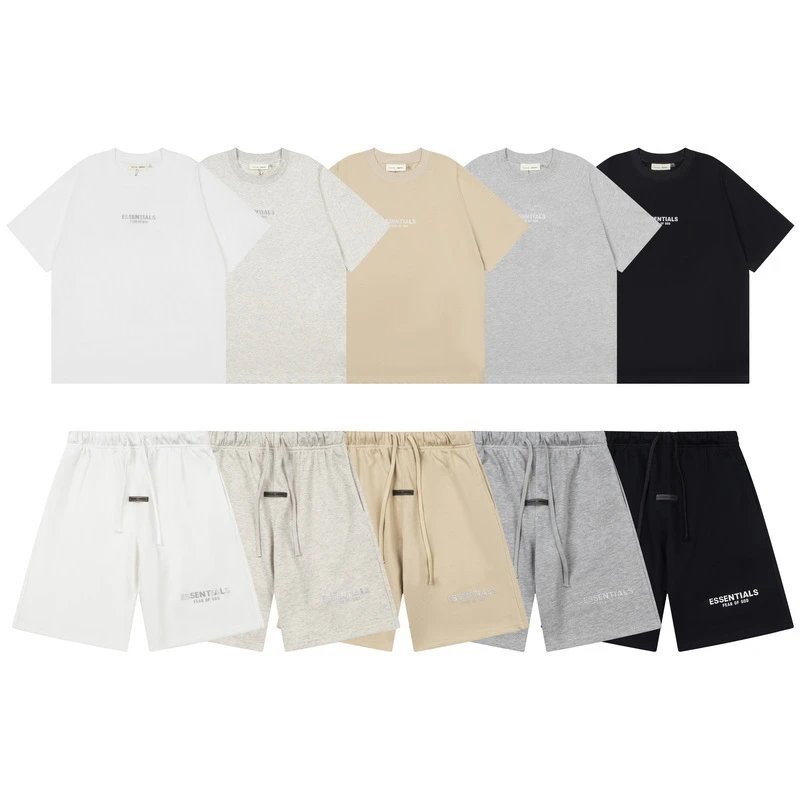 DX14 Letter Print Crew Neck Pullover Short-Sleeve Top and Shorts Matching Set for Men and Women, Summer Casual