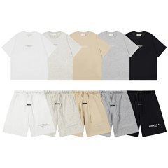 DX14 Letter Print Crew Neck Pullover Short-Sleeve Top and Shorts Matching Set for Men and Women, Summer Casual