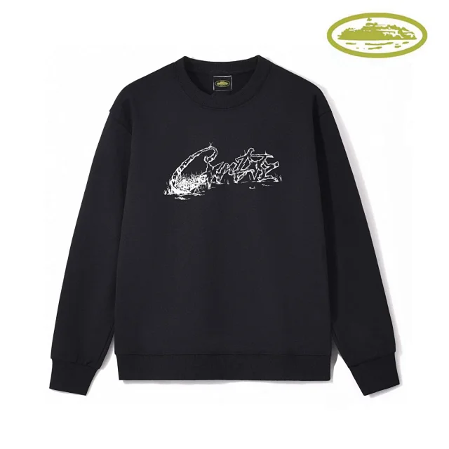 Unbranded Hoodies & Sweatshirts Crewneck sweatshirt with multicolor script graphic product detail image 10