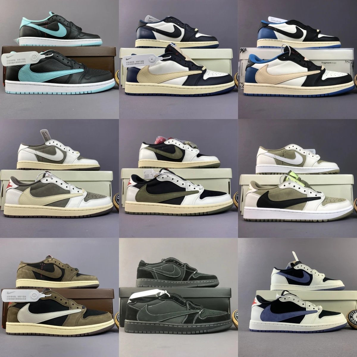 Travis Scott x Air Jordan 1 Low Sneakers