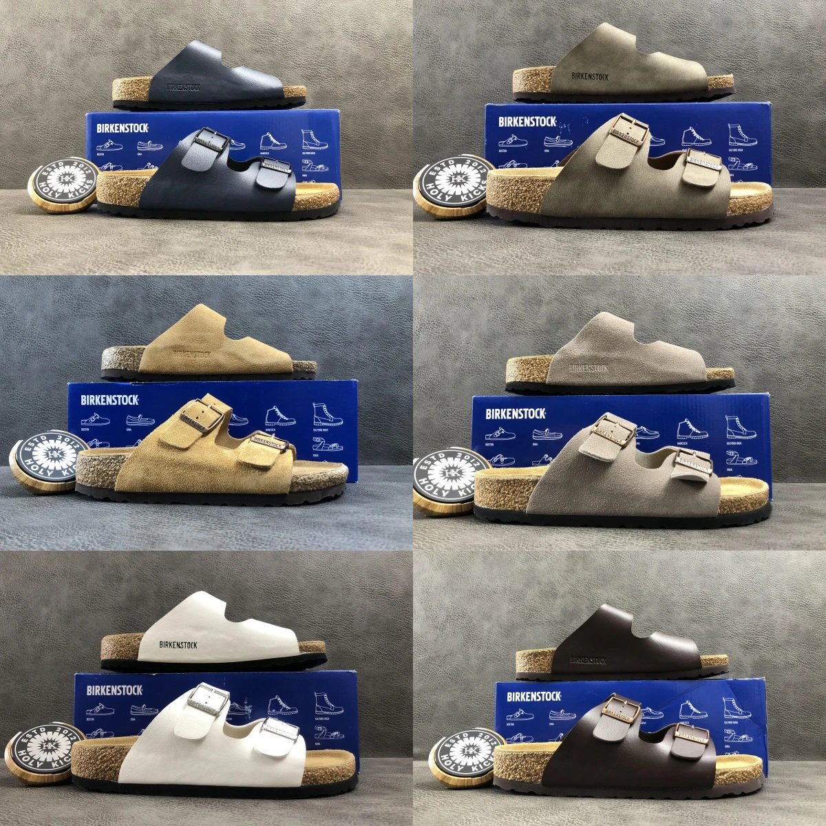 Birkenstock Arizona Black Leather Sandals