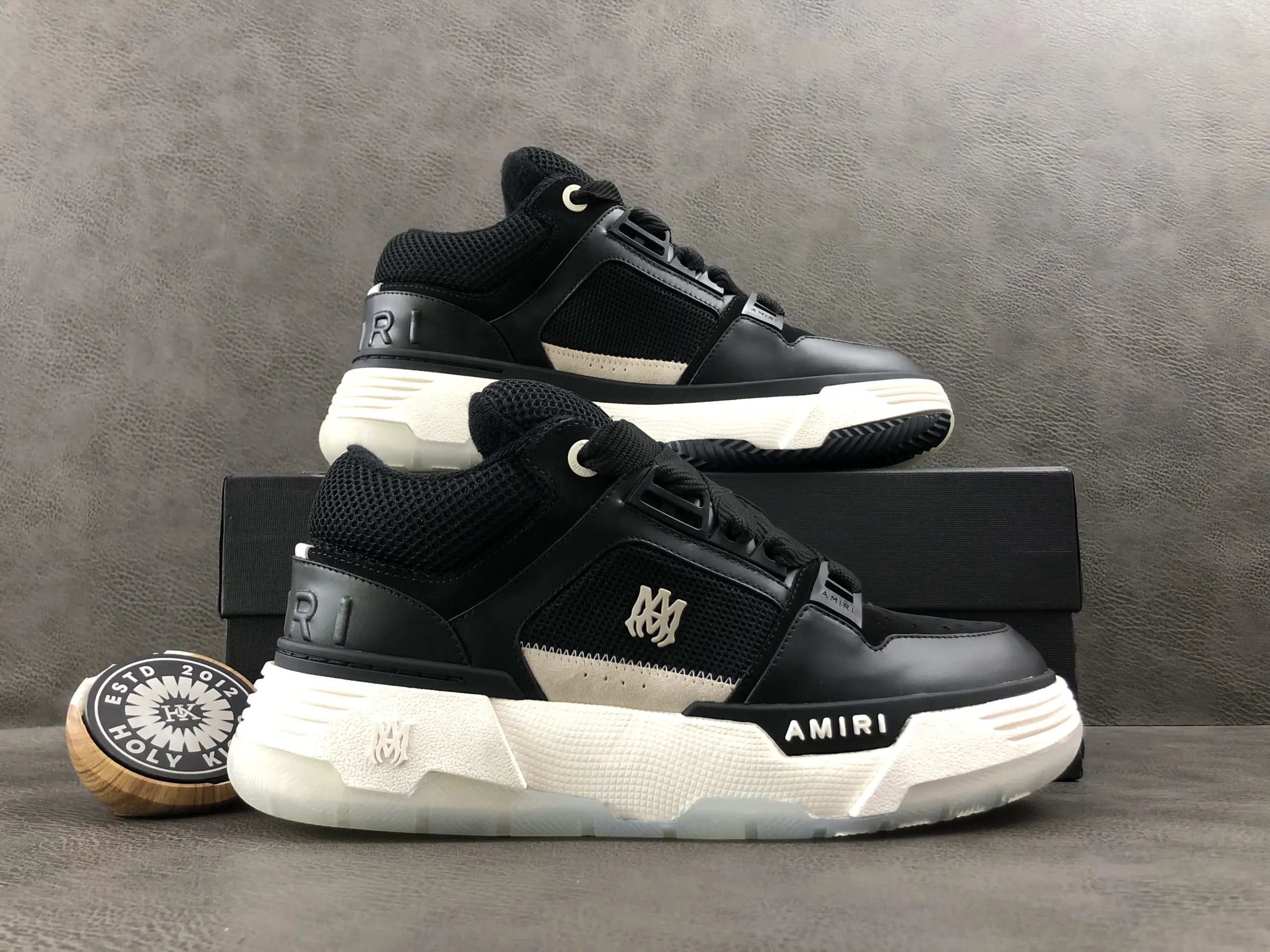 AMIRI Skel Top Low OG Black White
