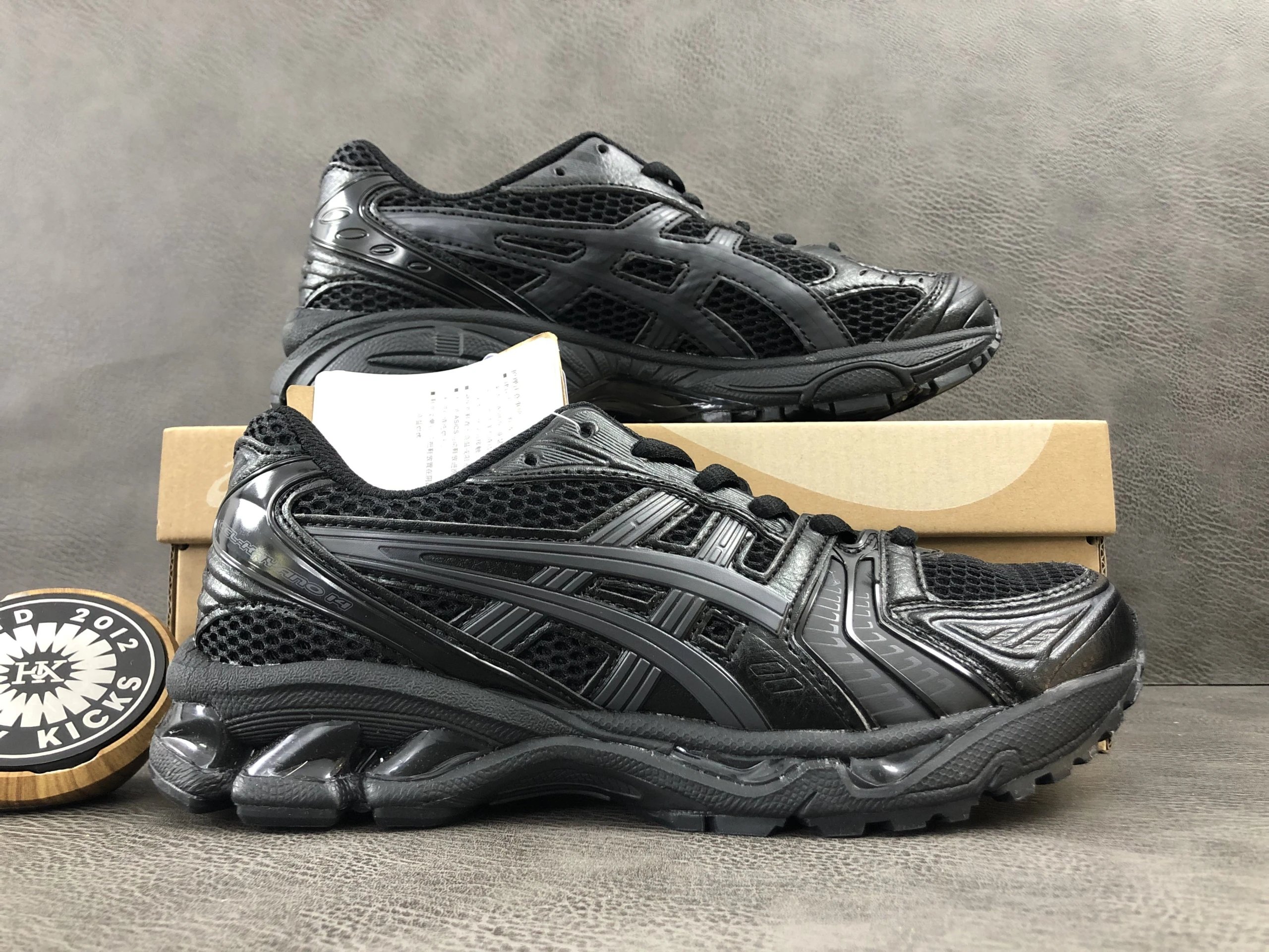 ASICS GEL-KAYANO 14 Retro Triple Black 1201A019-001