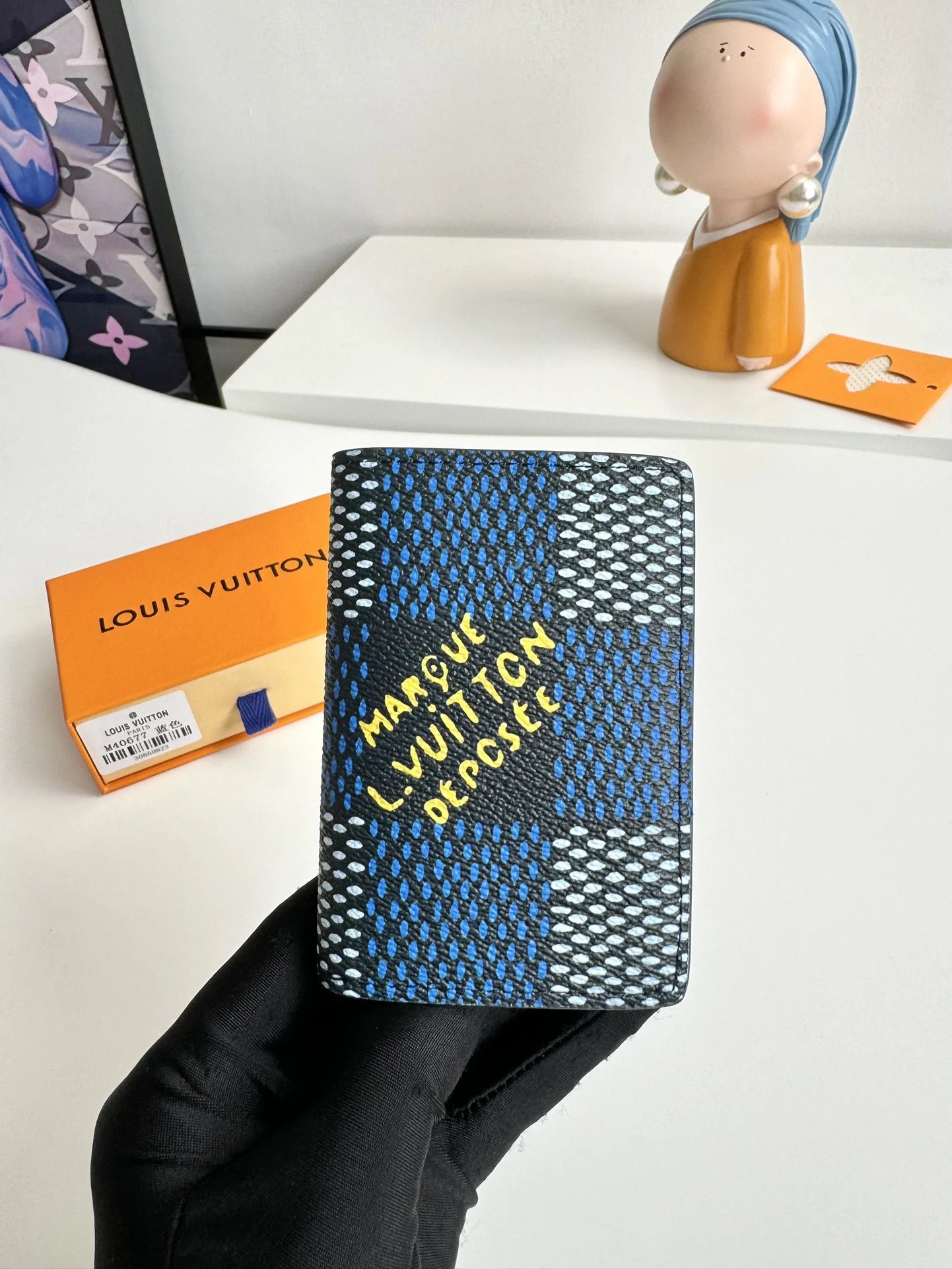 Louis Vuitton Marque L.VUITTON D pos e Card Holder