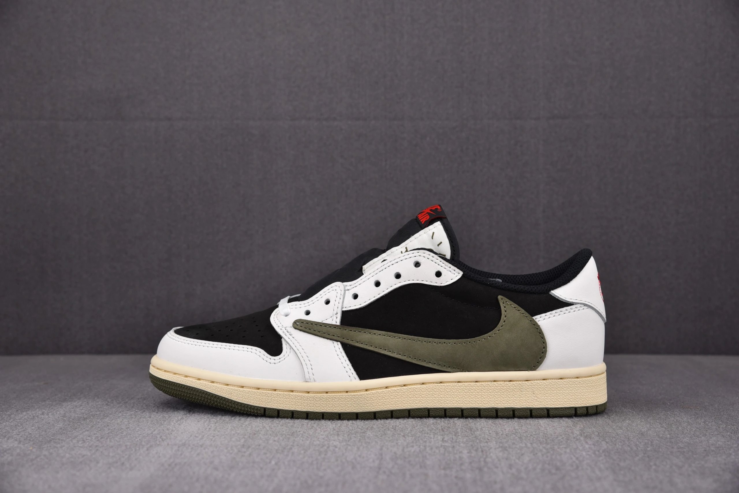 Olive Green Reverse Low Top