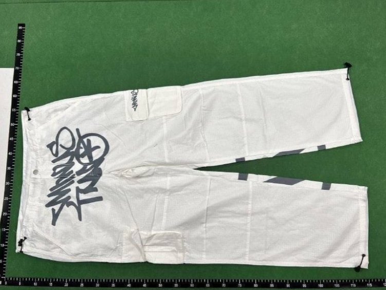 Minus Two White Nylon Cargo Pants Unisex Streetwear