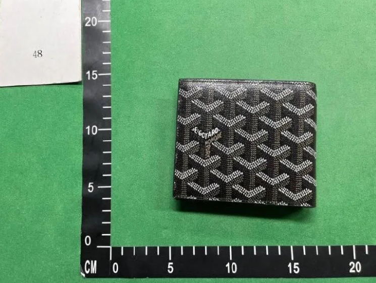 Goyard Orange Saint Sulpice Card Holder Wallet