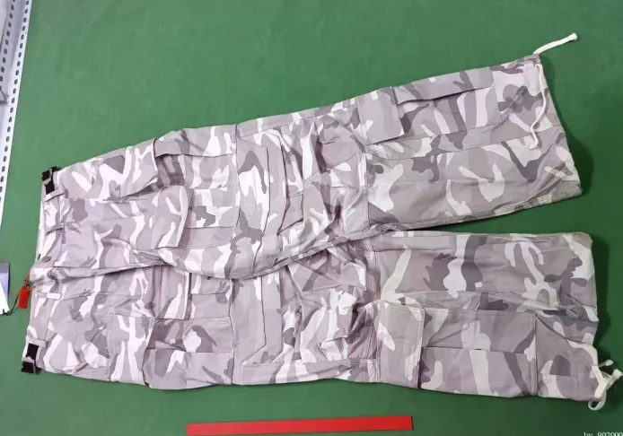 Far From What Gray White Camo Cargo Pants