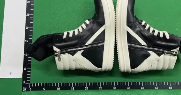 Rick Owens DRKSHDW Ramones Boot Black Leather Boots - 4