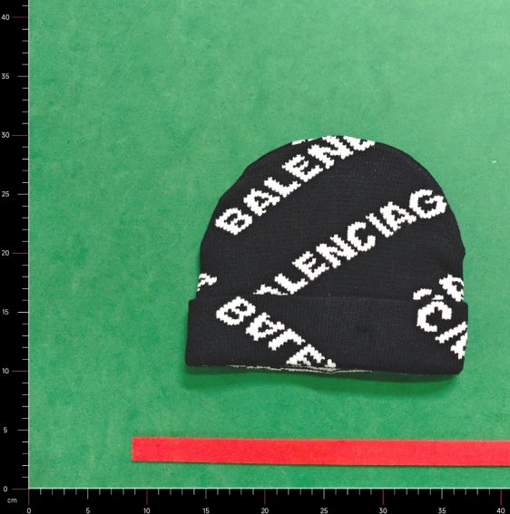 Balenciaga Logo Knit Beanie Gray - 2