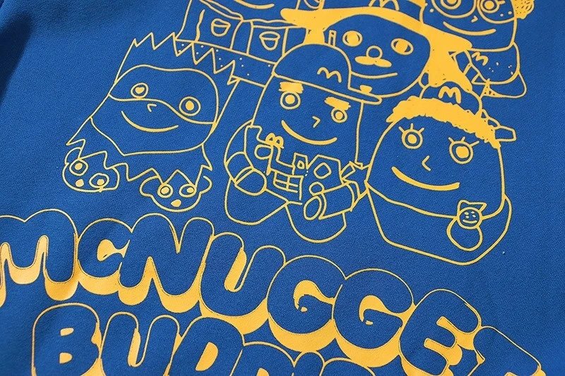 Design McDonald's x Kerwin Frost We Love To See You Smile Blue Hoodie - 13