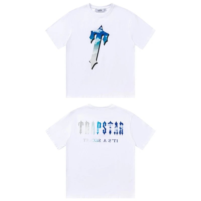 Trapstar T-shirt Cloud Logo White