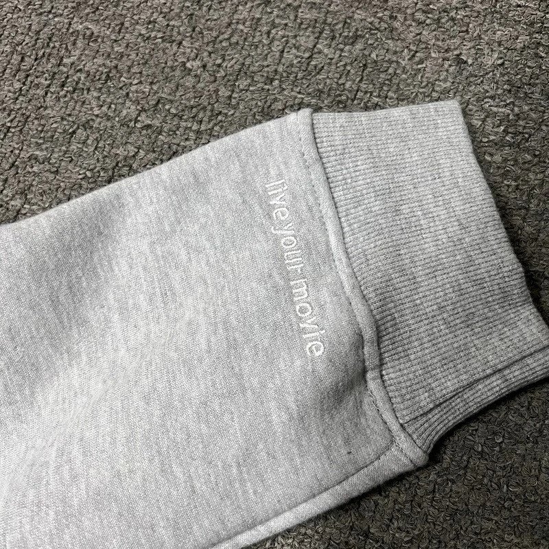 Design Abstract Sun Hoodie Gray - 7