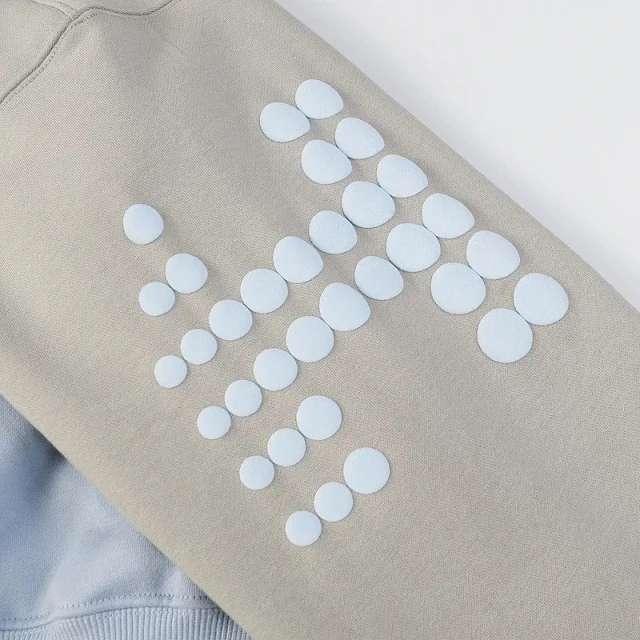 Unbranded Hoodies & Sweatshirts Color-Block Padded Hoodie with SAINT Graphic product detail image 12
