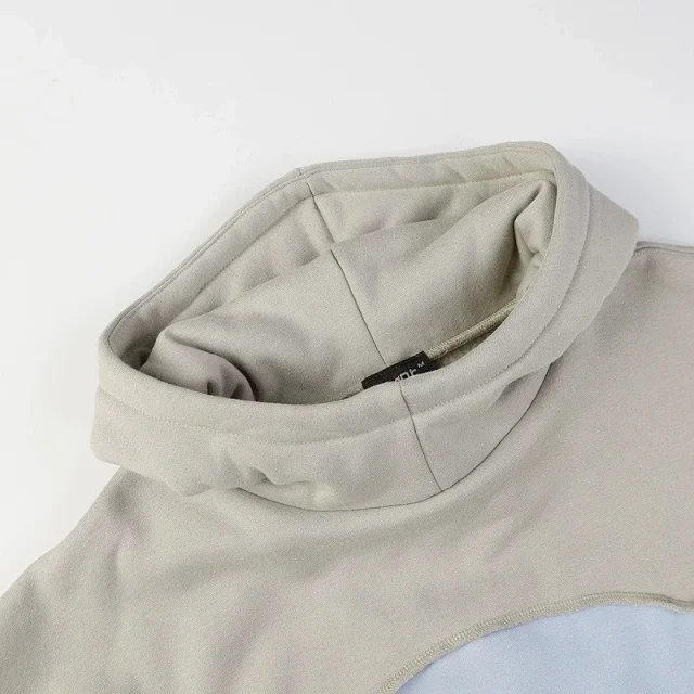Unbranded Hoodies & Sweatshirts Color-Block Padded Hoodie with SAINT Graphic product detail image 7