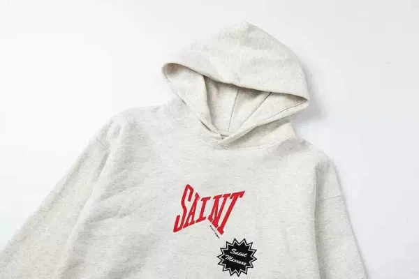 Design Saint Maman Hoodie in White and Black Hoodie - 4