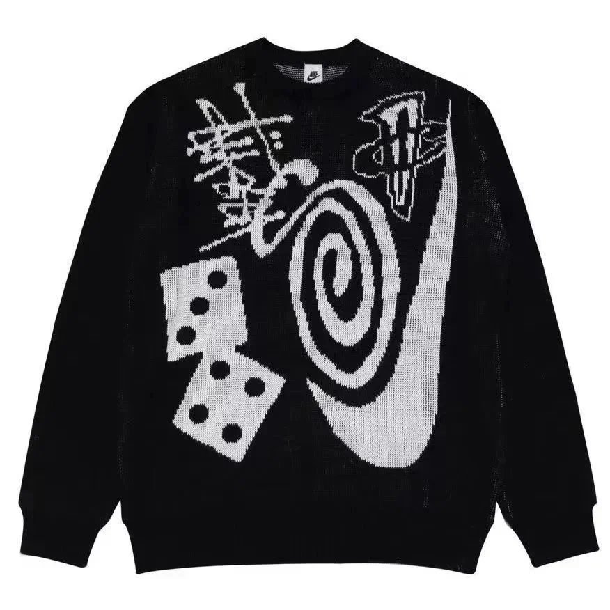 Stussy T-shirt knitted sweater