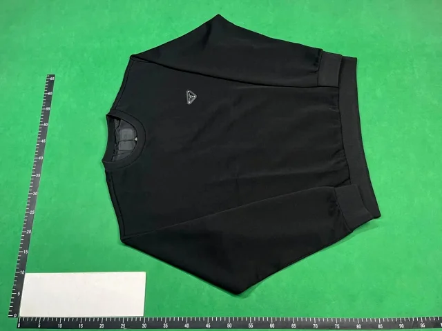 Prada Hoodies & Sweatshirts Crewneck Triangle Logo Sweatshirt product detail image 2