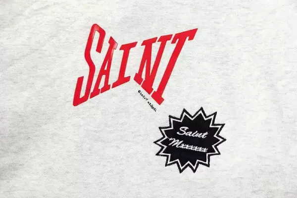 Design Saint Maman Hoodie in White and Black Hoodie - 6