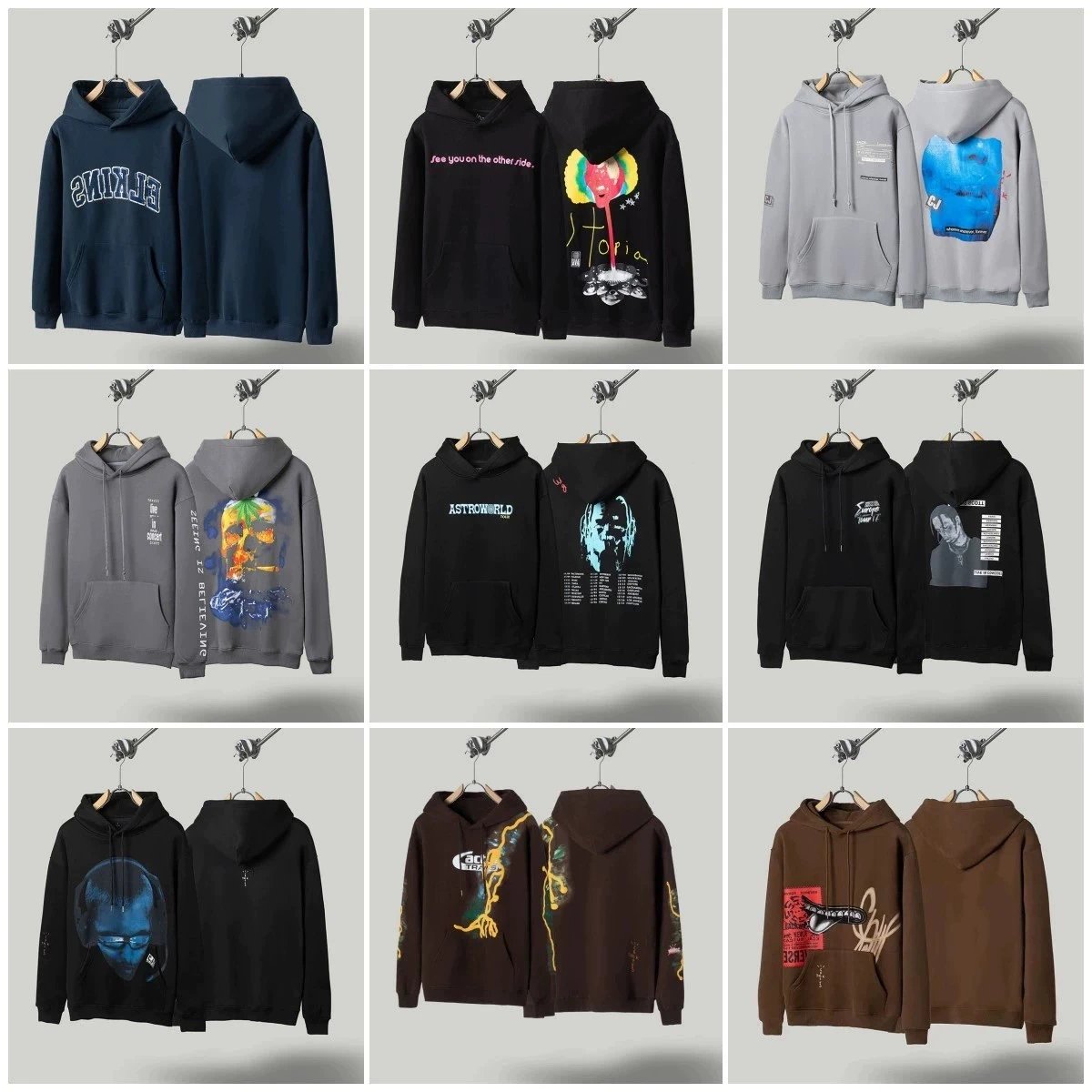 TRAVIS SCOTT UTOPIA T hoodie padded