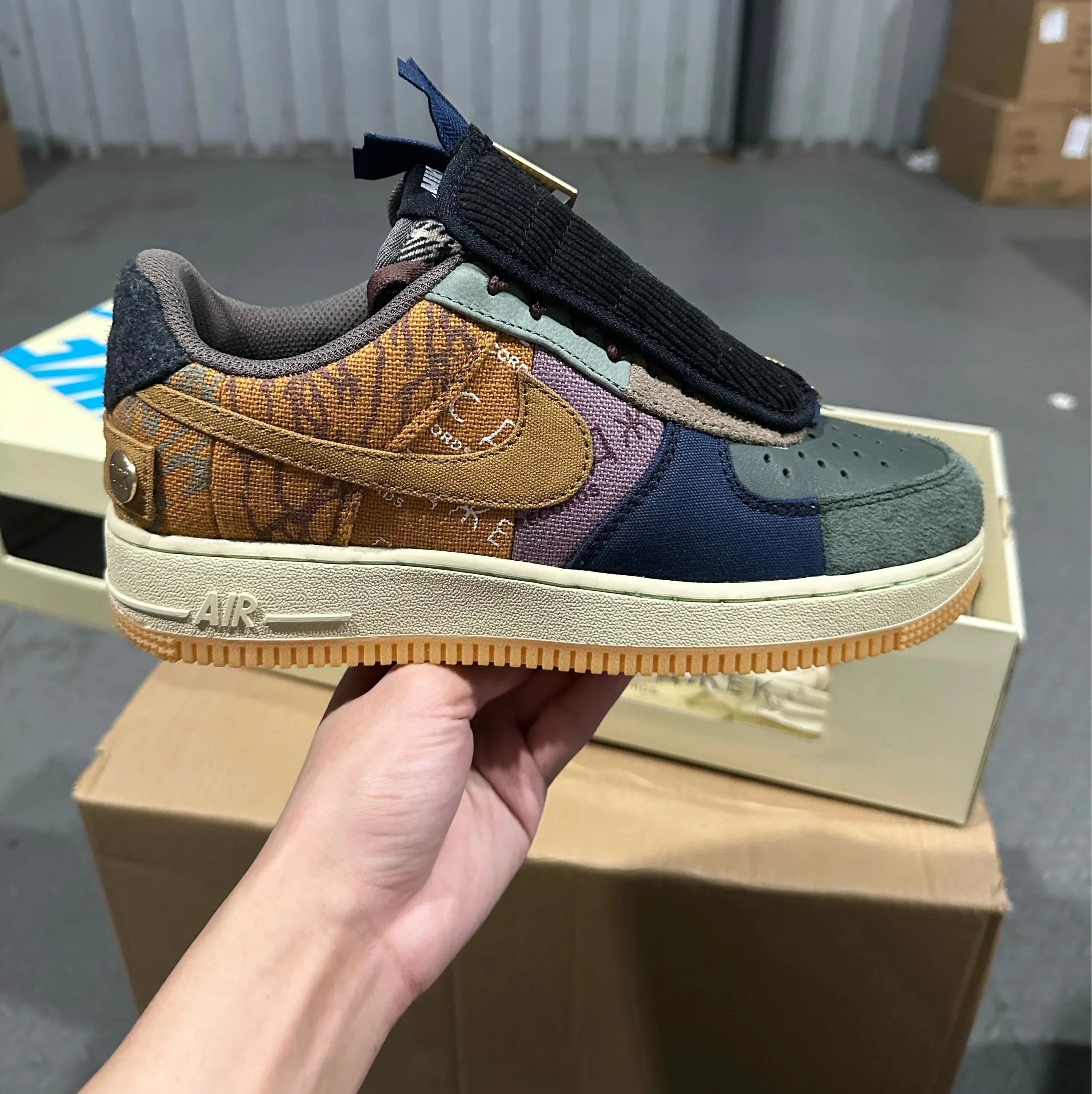 Travis Scott x  Nike Air Force 1 Cactus Jack TS Shoes