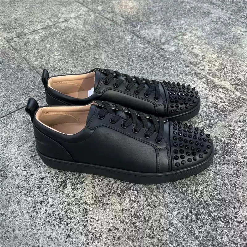 Christian Louboutin Louis Junior Spikes Sneaker Shoes
