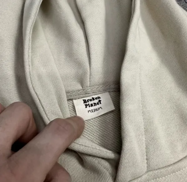 Broken Planet Alone But Not Lonely Hoodie Beige - 6