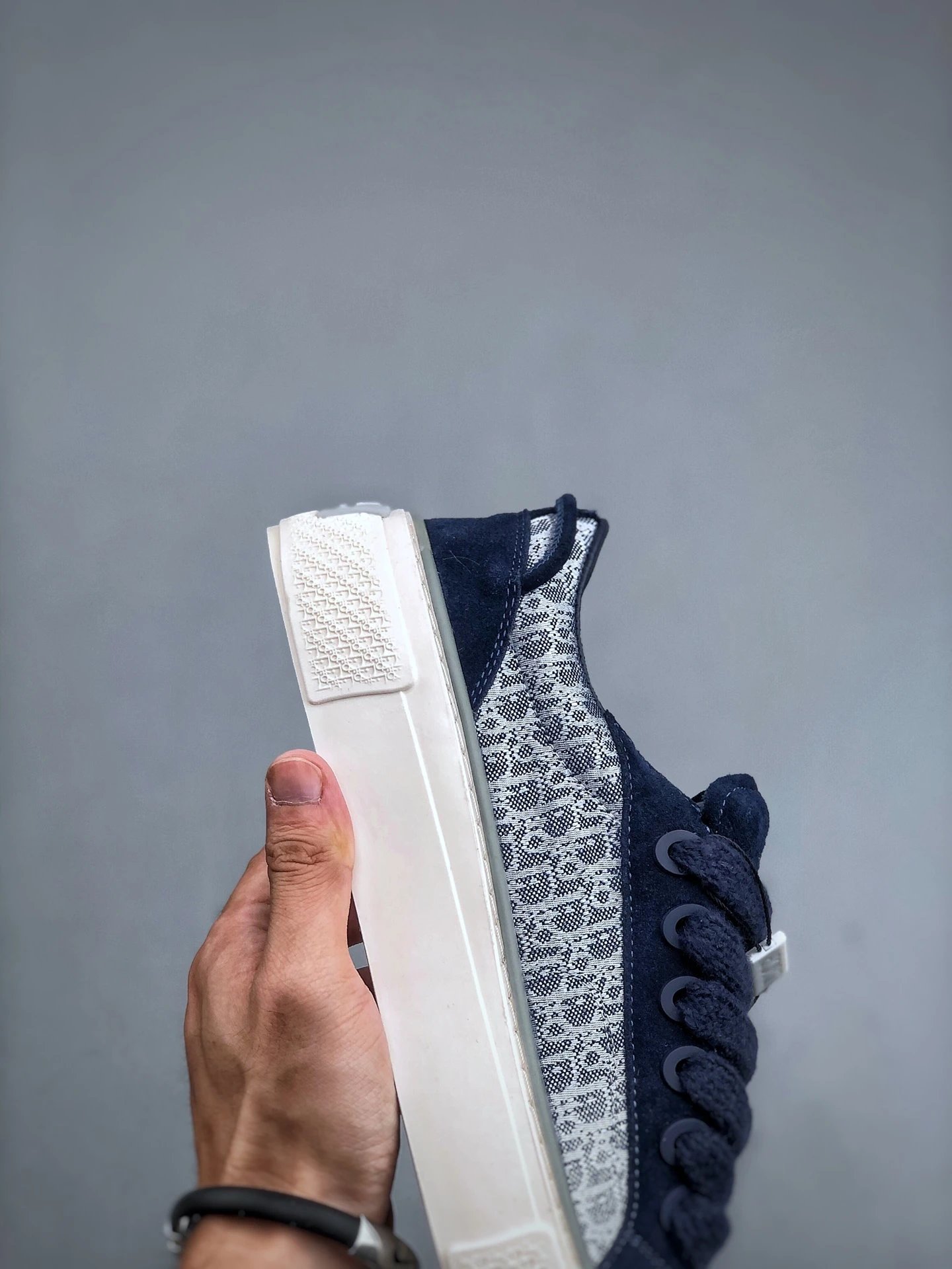 Puma x Dior Suede Low Navy Blue Sneakers - 7