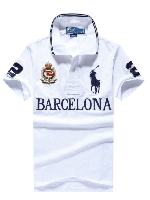 Letter Logo Scannable Collar Short Sleeve Shirt photo 3