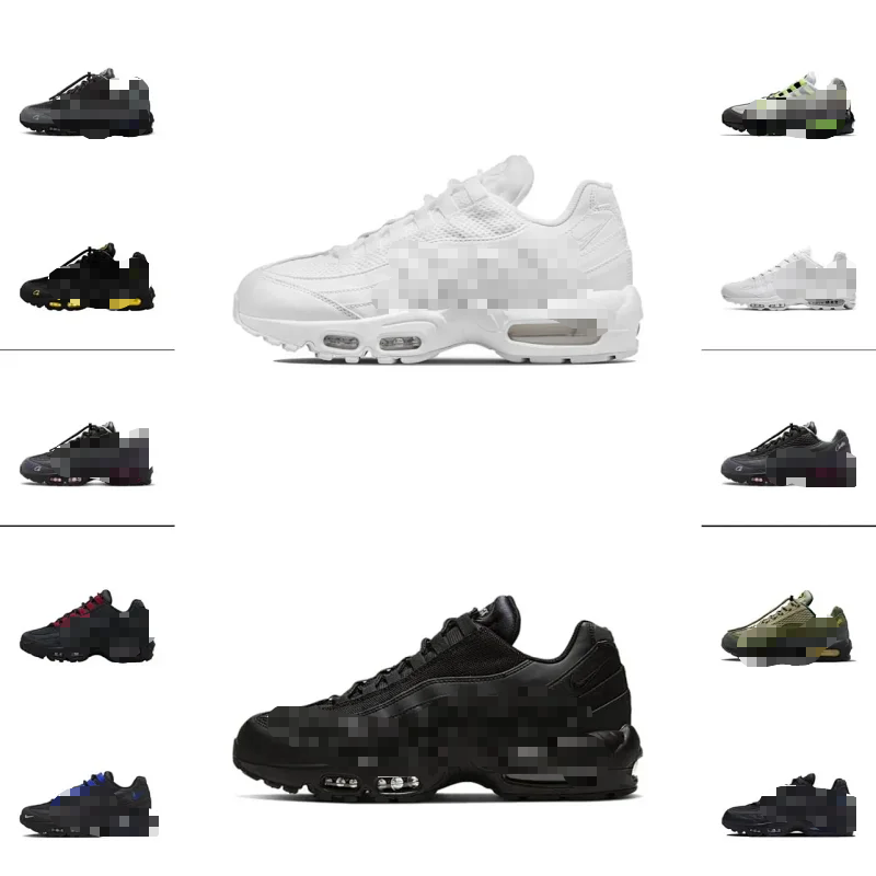 MAX 95 Comfortable non-slip lightweight low-top running shoes for men and women Gray Green Black Yellow Blue White Black Olive Green Black Pink Pure Black Triple Black Triple White Black Blue Black Light Black Red Gray Green Navy Blue Black Green Stadium Racing Sneakers