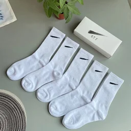 thumbnail for Socks cotton sports boat socks for men and women with medium socks long and short box socks