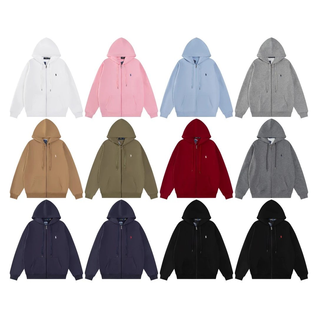 Ralph Lauren Hoodie zip-up (12 Colorways)