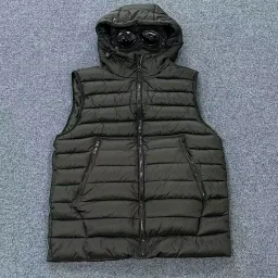 thumbnail for Autumn and winter hooded cotton vest cargo trendy brand thickened warm cotton jacket