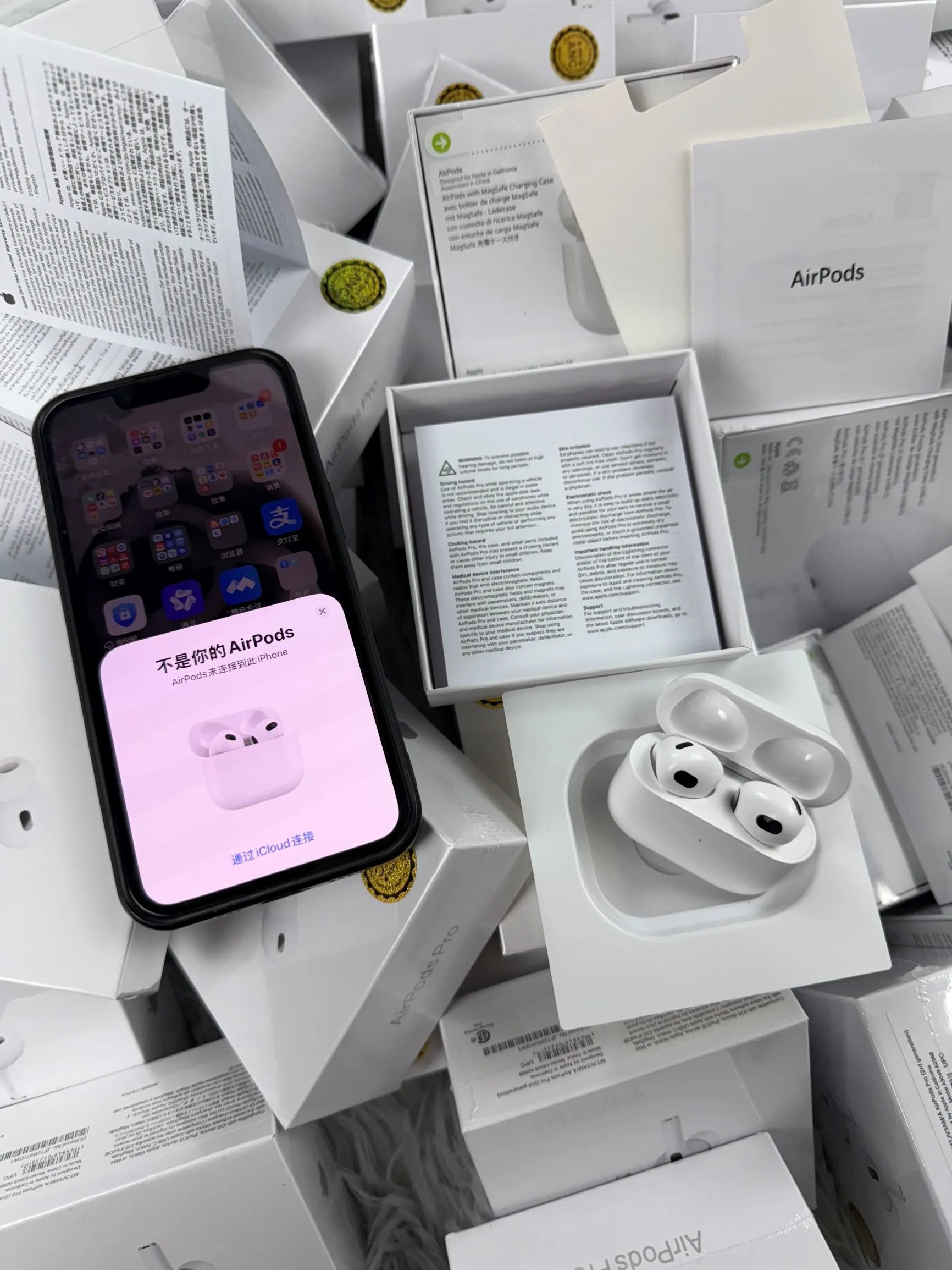 Apple Wireless earbuds with charging case image 6
