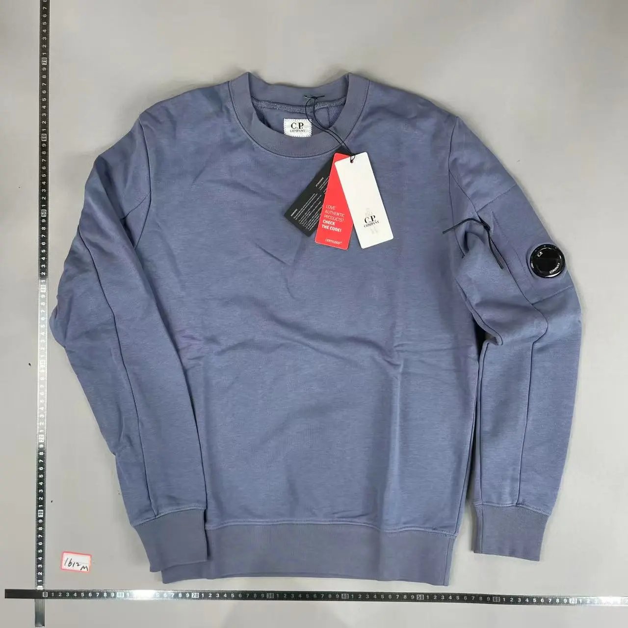 CP Company Crewneck Sweatshirt Dusty Blue - 1