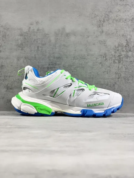 Balenciaga Track 2 White Gray Chunky Sneakers - 44