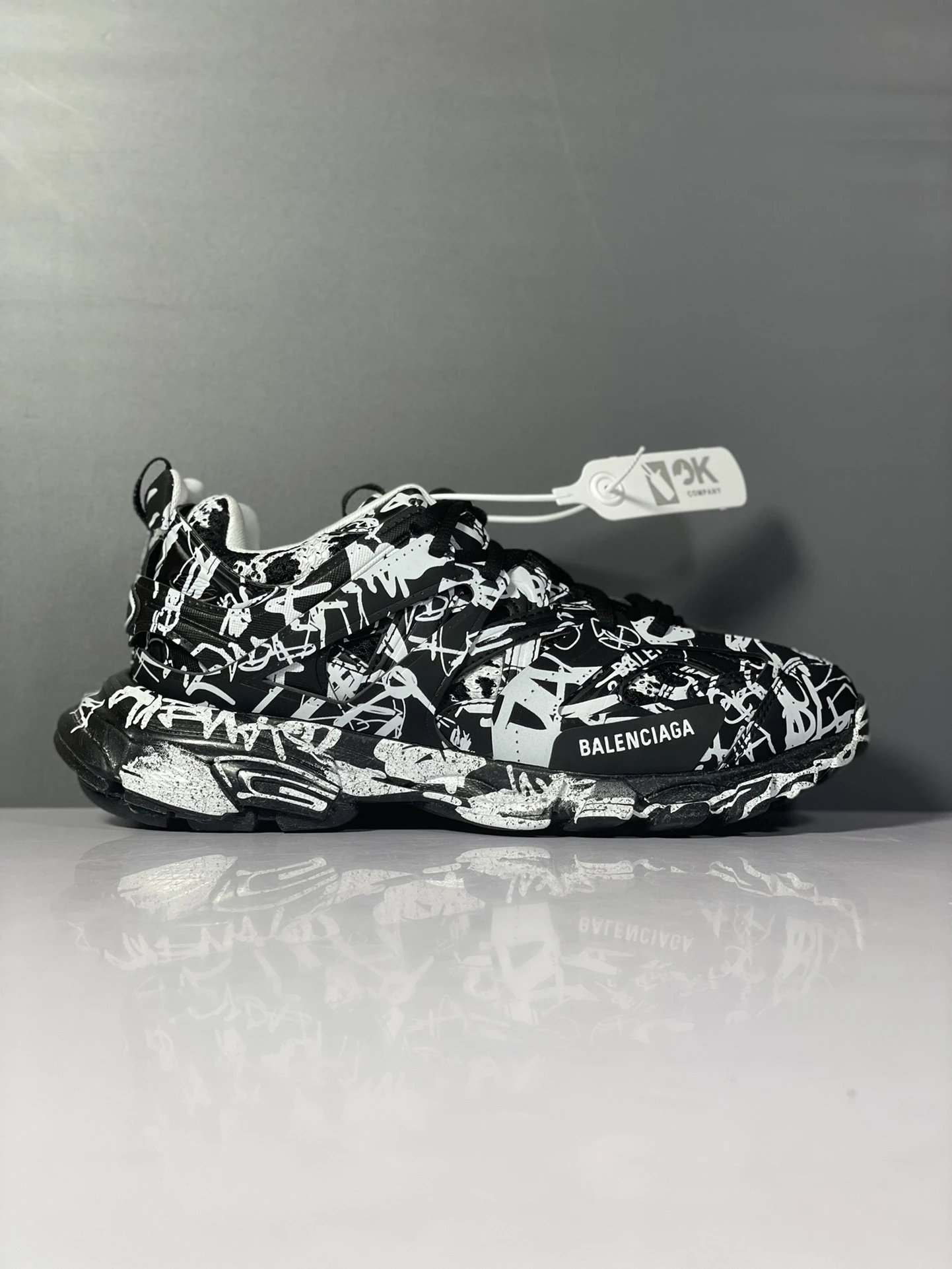Balenciaga Track 2 White Gray Chunky Sneakers - 36