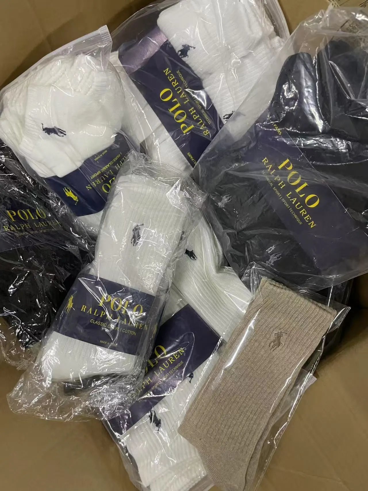 Supreme Box Logo Socks, Nike Swoosh Crew Socks, Off-White Socks, and Assorted Streetwear Socks - 9