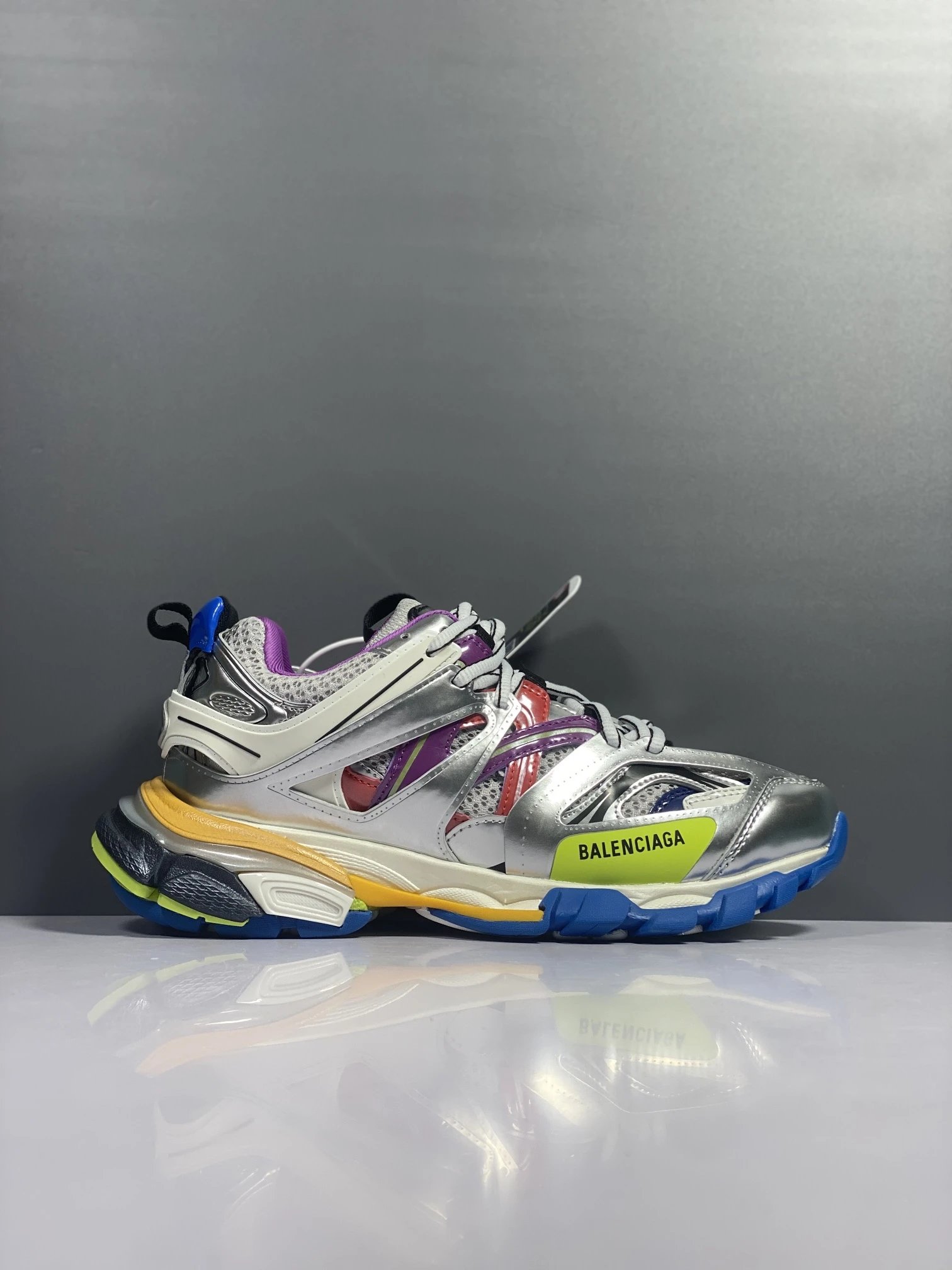 Balenciaga Track 2 White Gray Chunky Sneakers - 26