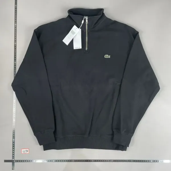 Lacoste Sport Full-Zip Track Jacket Black Outerwear - 6
