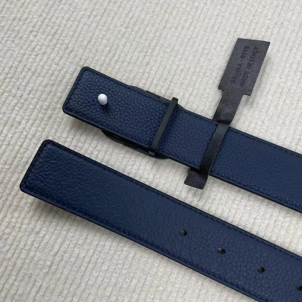Dior CD Belt Gray Leather Belt - 9