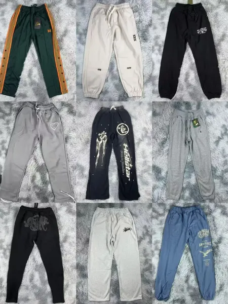 SSENSE x Custom Pink Starry Sweatpants Brown - 20