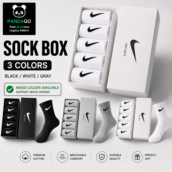 Men's and women's running socks, pure cotton mid tube socks, summer ins boxed long socks, basketball sports trend, anti odor, versatile high tube