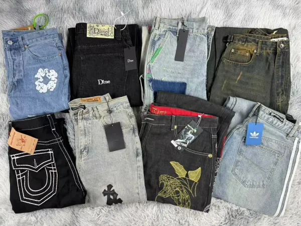 Levi's x Brain Dead Custom Patchwork Denim Jeans Multicolor - 4