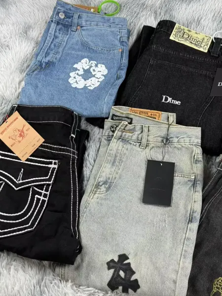 Levi's x Brain Dead Custom Patchwork Denim Jeans Multicolor - 15