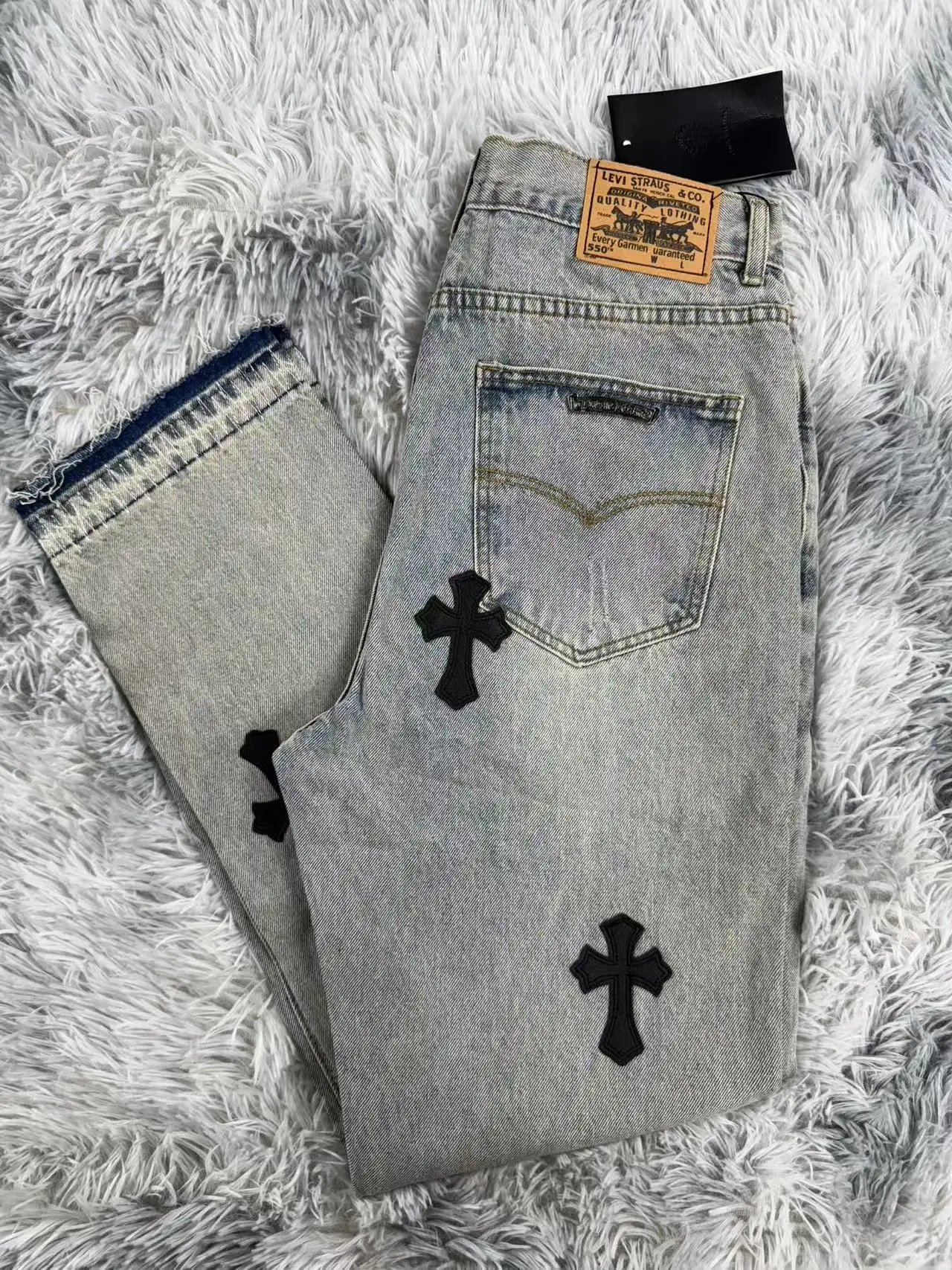 Levi's x Brain Dead Custom Patchwork Denim Jeans Multicolor - 9