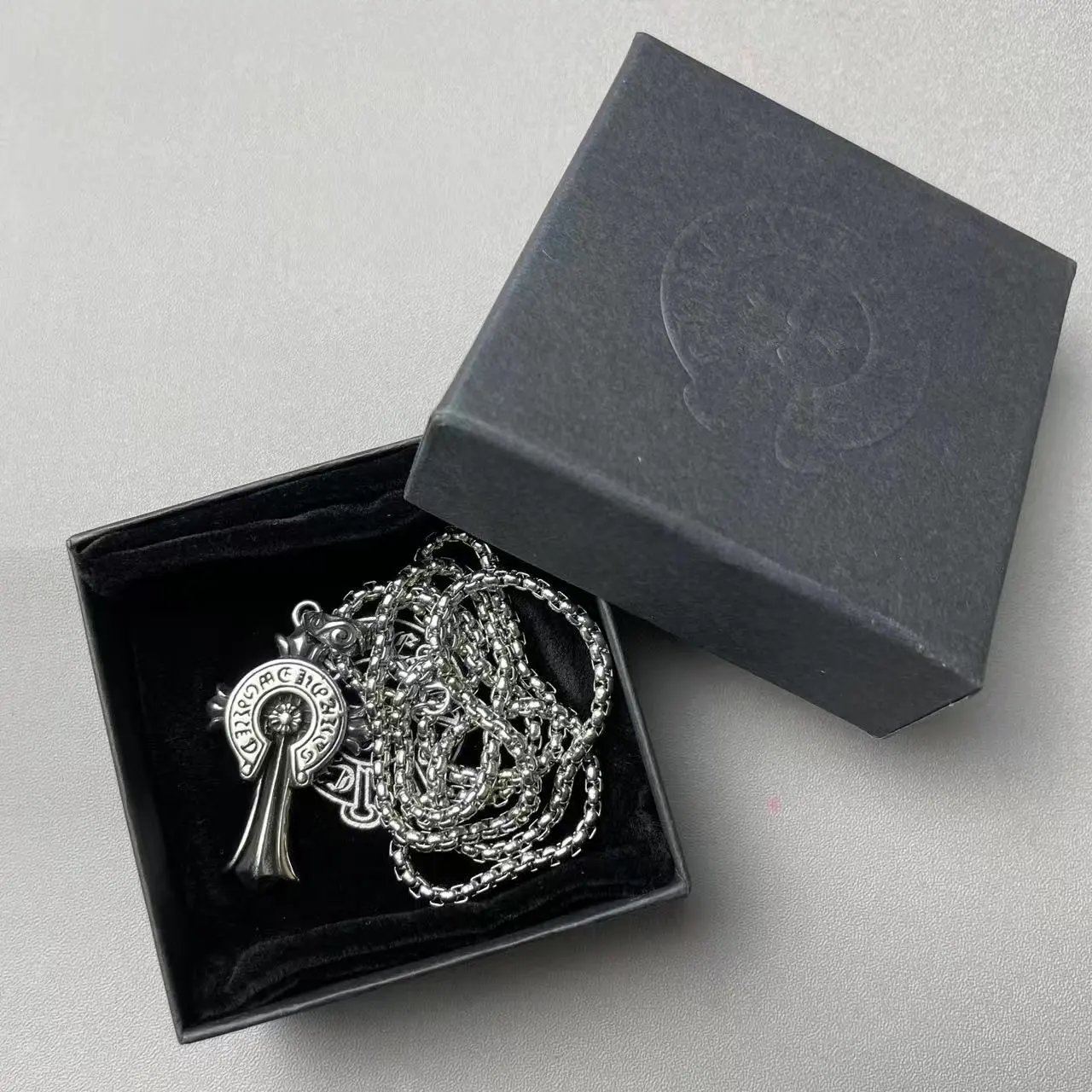 Chrome Hearts Spike Pendant Necklace Silver - 5