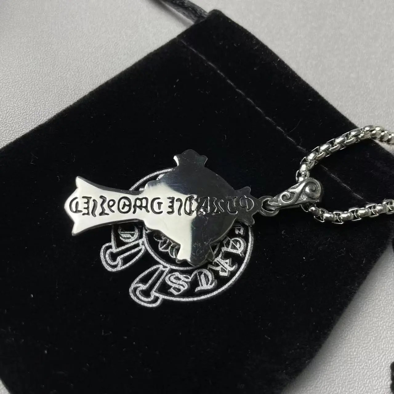 Chrome Hearts Spike Pendant Necklace Silver - 6