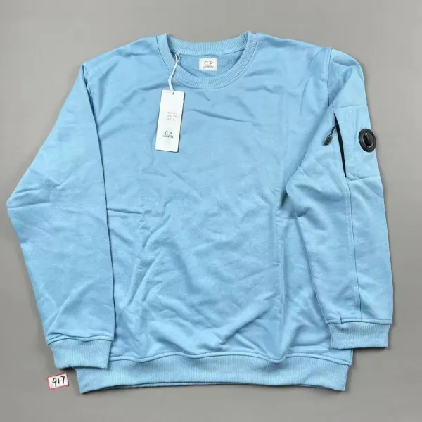 CP Company Crewneck Sweatshirt Dusty Blue - 14