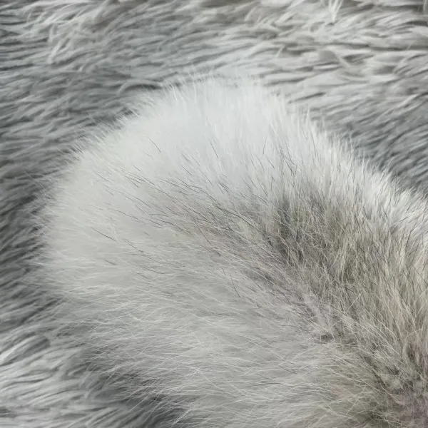 Moncler Maya Down Jacket Gray with Fur Trim Parka - 12